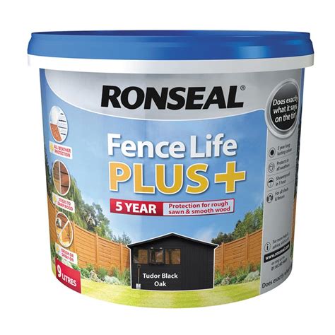 ronseal tudor black oak 9l